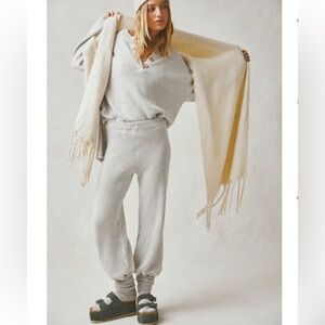 Medium Free People Hailee Sweater Set Ivory Heather